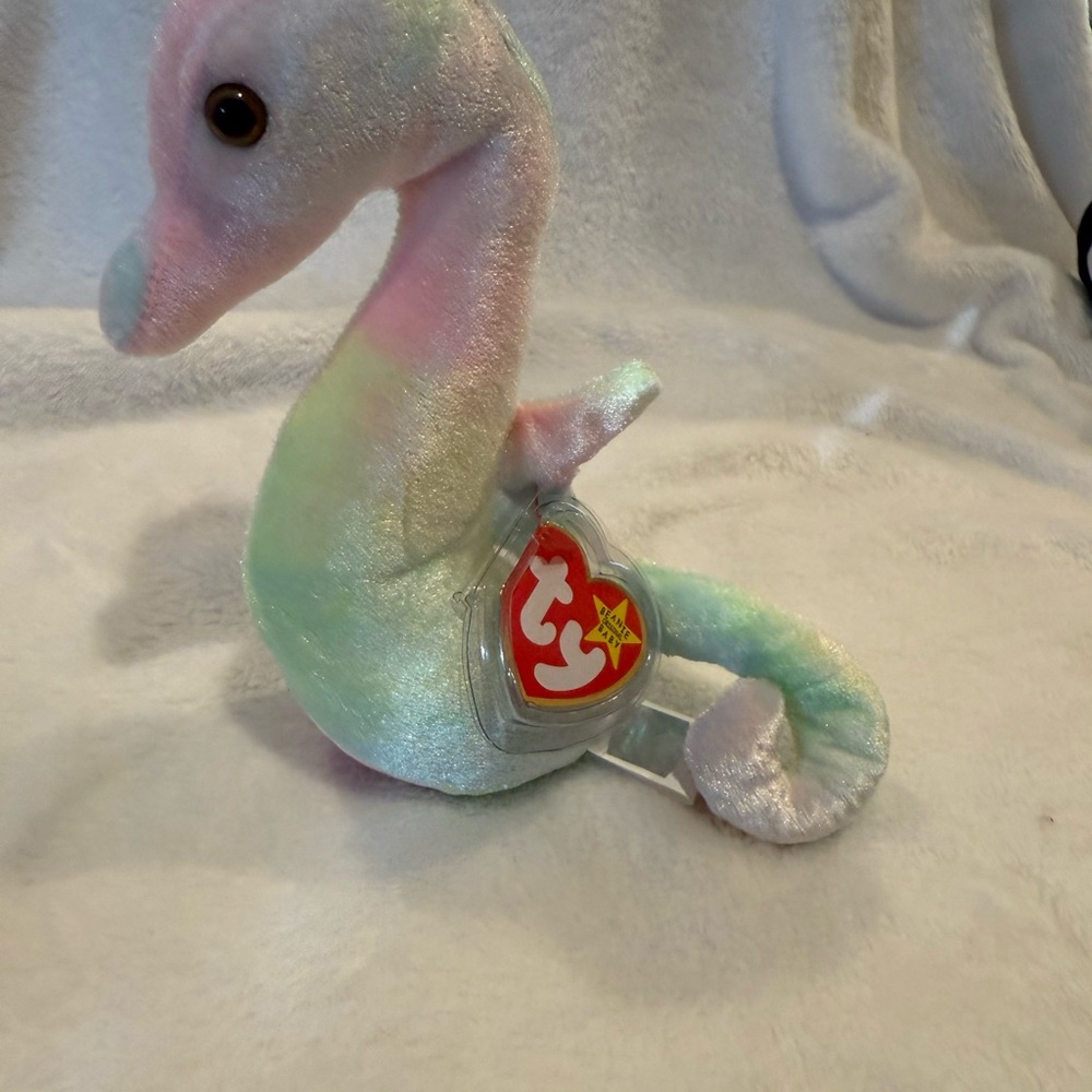 Pastel Plush Seahorse Toy